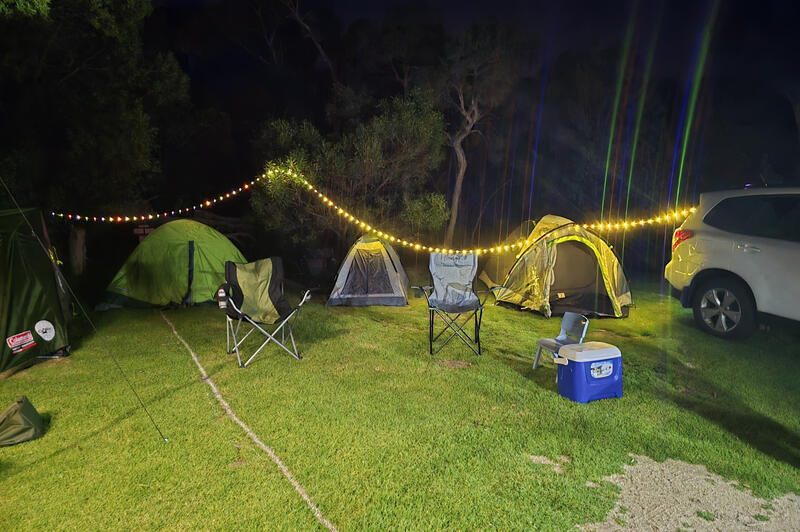 Camping at Phillip Island, VIC