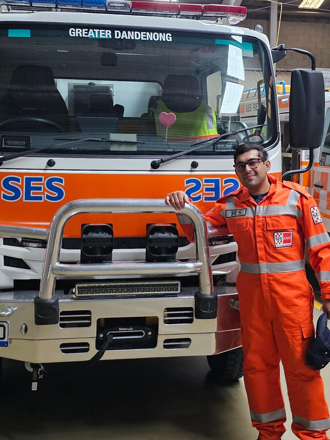 One of our own in orange! SES